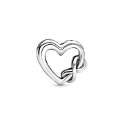 Love You Mom Infinity Heart Charm