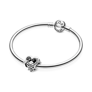 Love You Mom Infinity Heart Charm