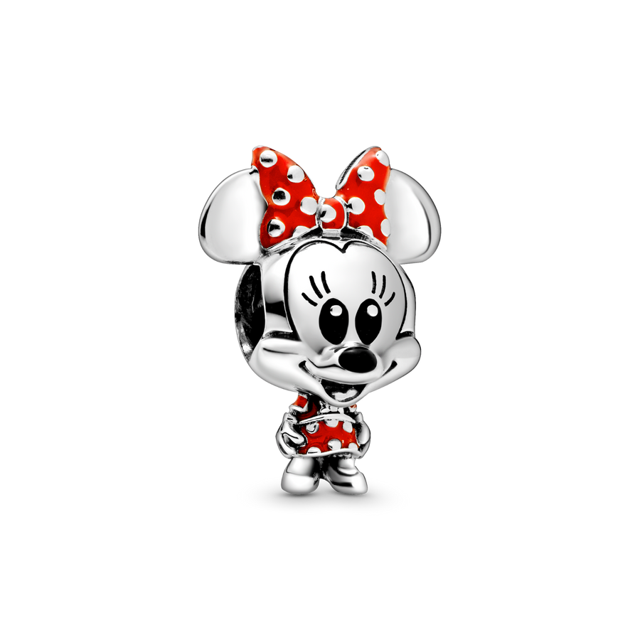 Disney Minnie Mouse Dotted Dress & Bow Charm