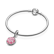 Pink Birthday Cake Dangle Charm