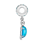 Murano Glass Sea Turtle Dangle Charm