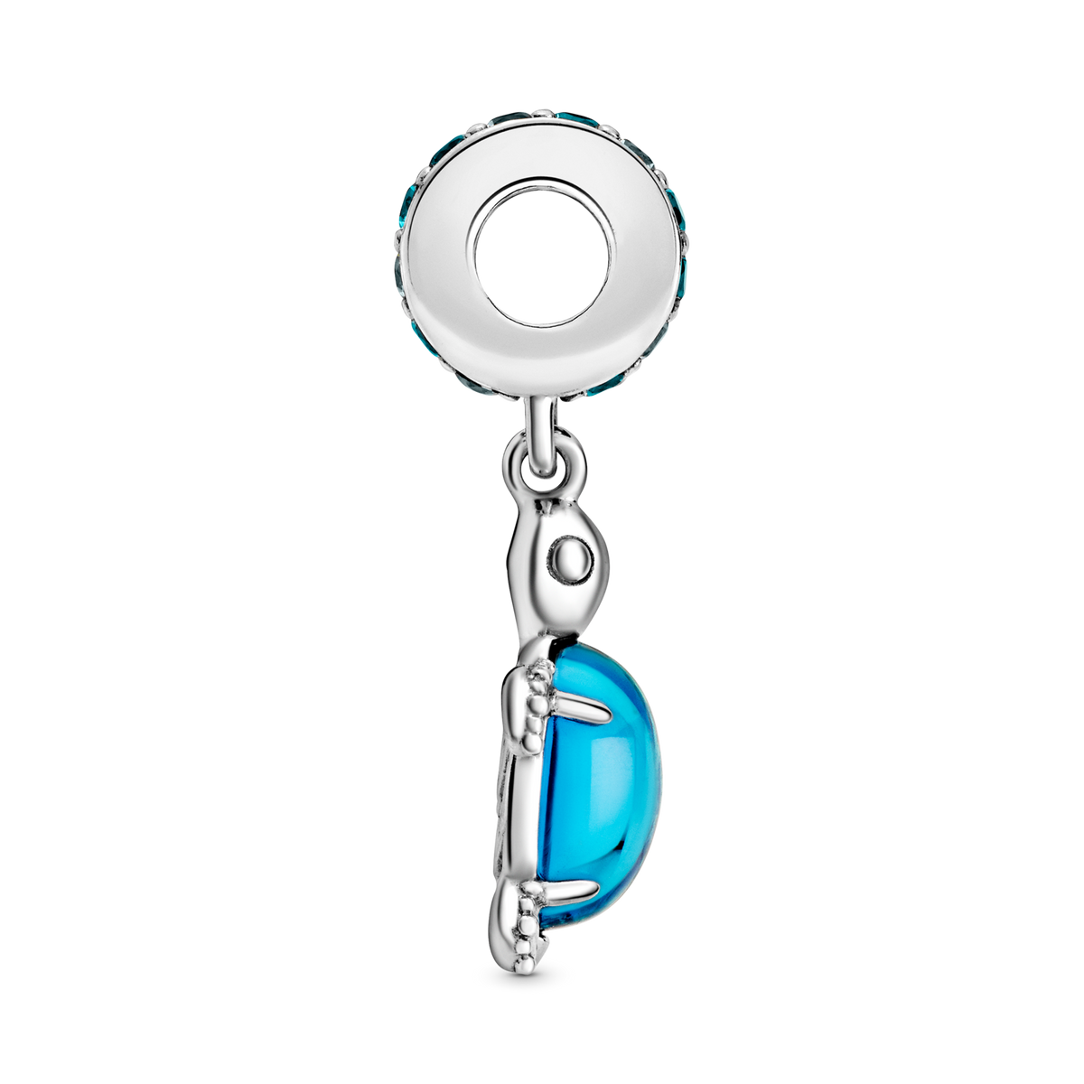 Murano Glass Sea Turtle Dangle Charm