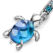 Murano Glass Sea Turtle Dangle Charm