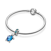 Murano Glass Sea Turtle Dangle Charm