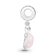 Murano Glass Pink Sea Turtle Dangle Charm
