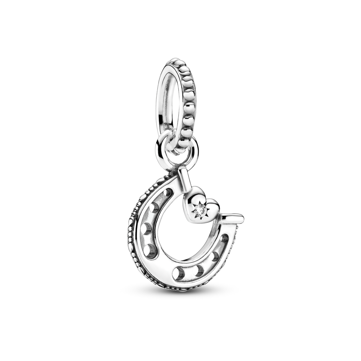 Good Luck Horseshoe Dangle Charm