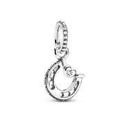 Good Luck Horseshoe Dangle Charm