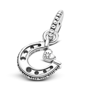 Good Luck Horseshoe Dangle Charm