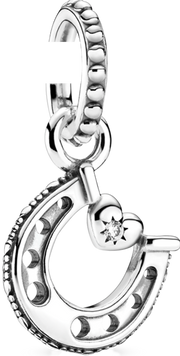 Good Luck Horseshoe Dangle Charm