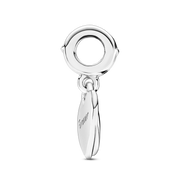 Double Heart Split Dangle Charm