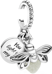 Glow-in-the-dark Firefly Dangle Charm