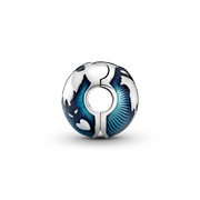 Blue Globe Clip Charm