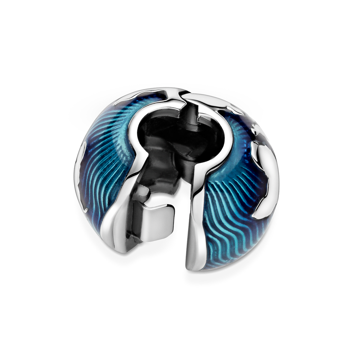 Blue Globe Clip Charm