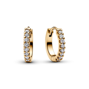 Pandora Era Lab-grown Diamond Hoop Earrings 14K Gold