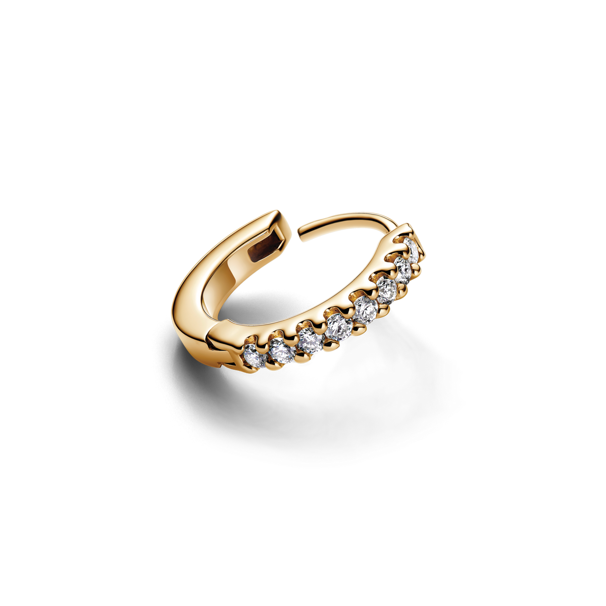 Pandora Era Lab-grown Diamond Hoop Earrings 14K Gold