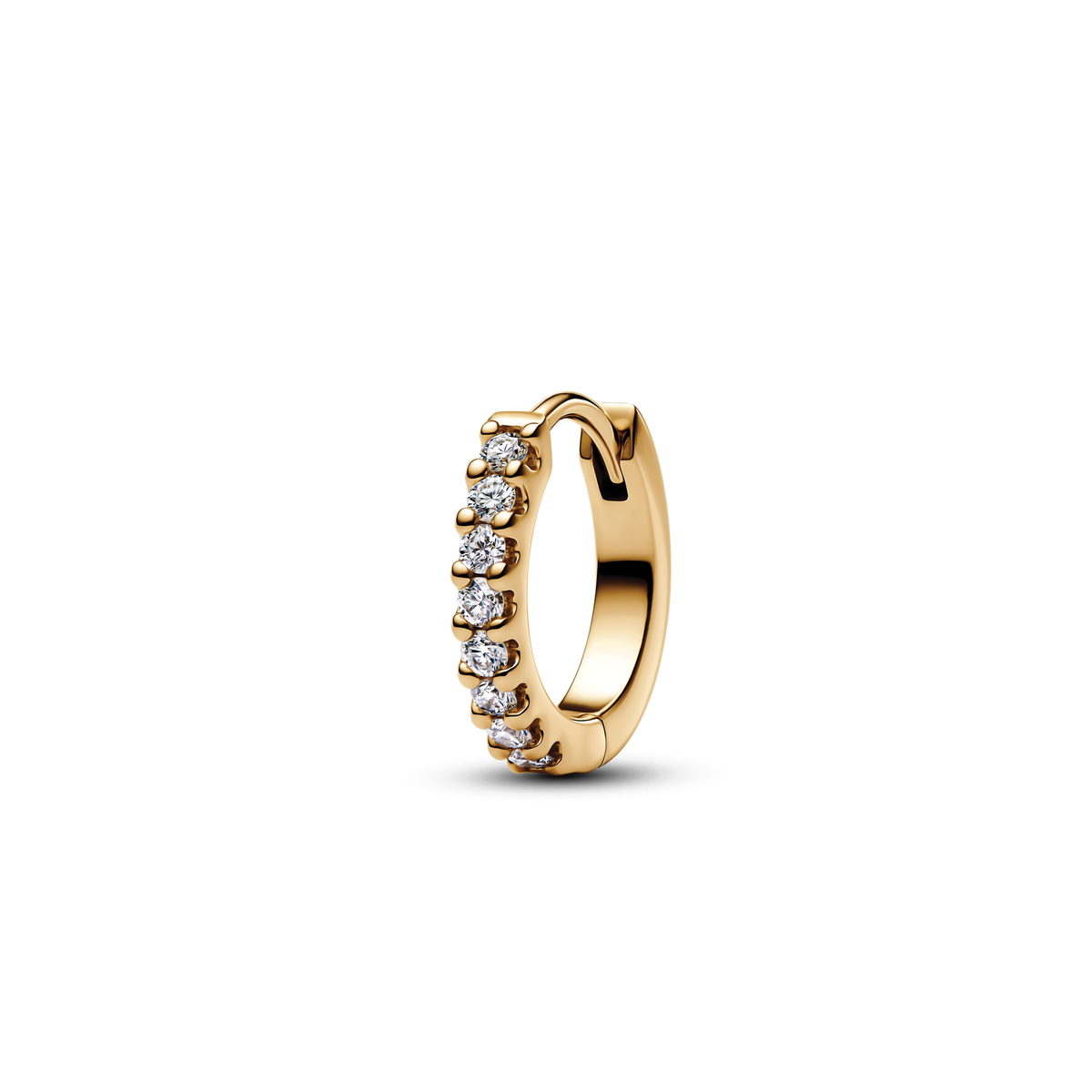 Pandora Era Lab-grown Diamond Hoop Earrings 14K Gold