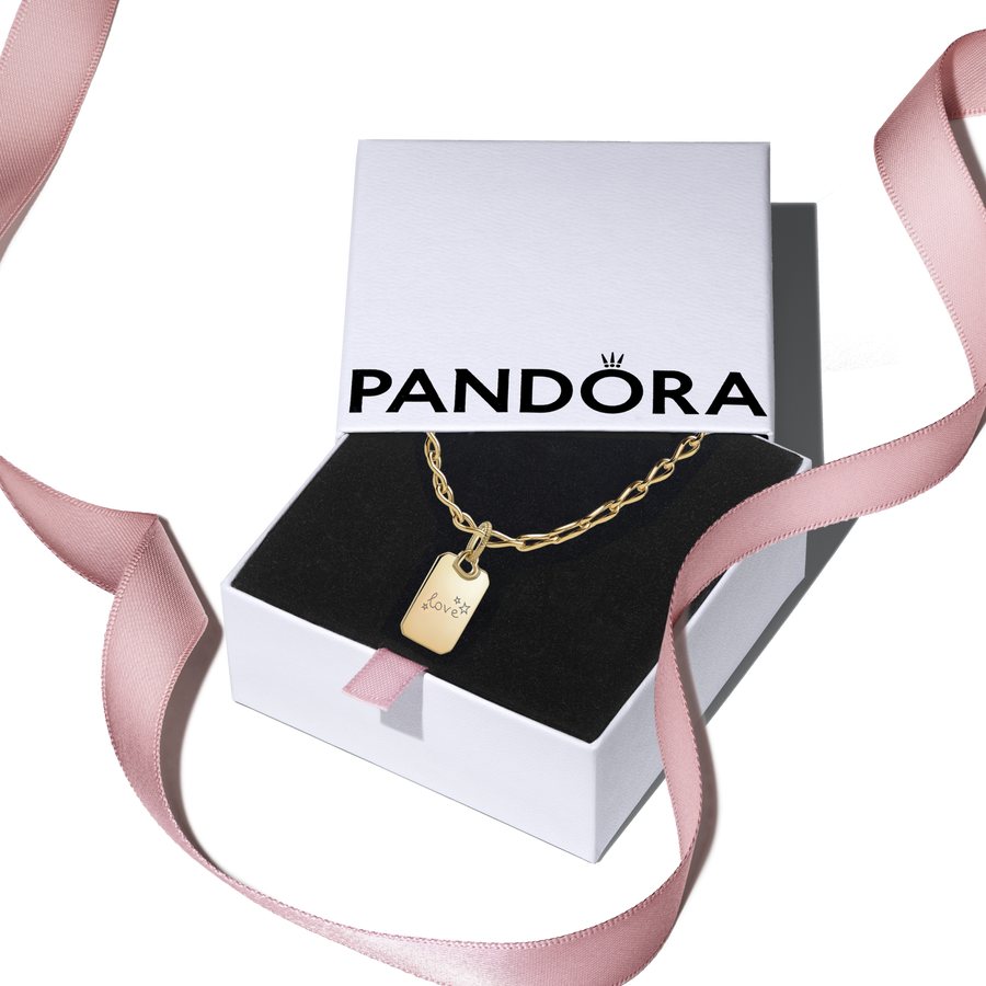 Engravable Gold Plated Pendant & Necklace Gift Set