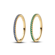 Gold Friendship Bands Ring Set