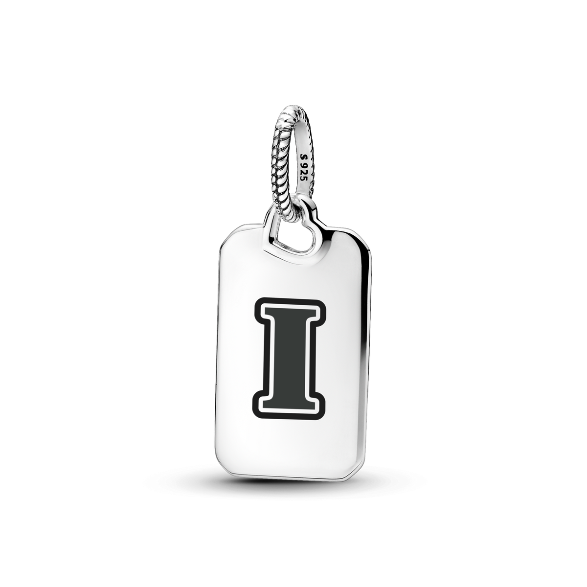Letter I Rectangle Pendant