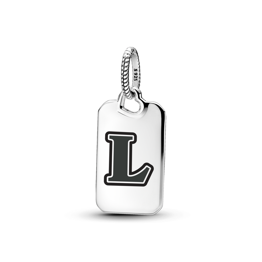 Letter L Rectangle Pendant