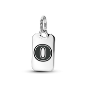 Letter O Rectangle Pendant