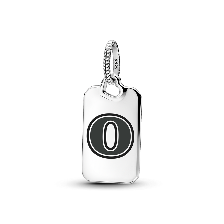 Letter O Rectangle Pendant