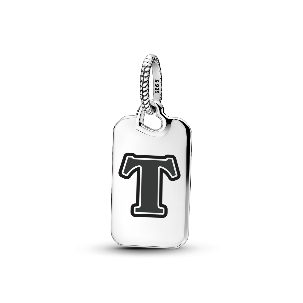 Letter T Rectangle Pendant