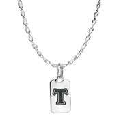 Letter T Rectangle Pendant