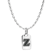 Letter Z Rectangle Pendant