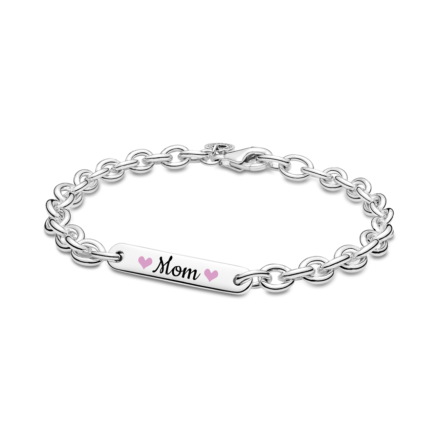 Mom Bar Link Bracelet