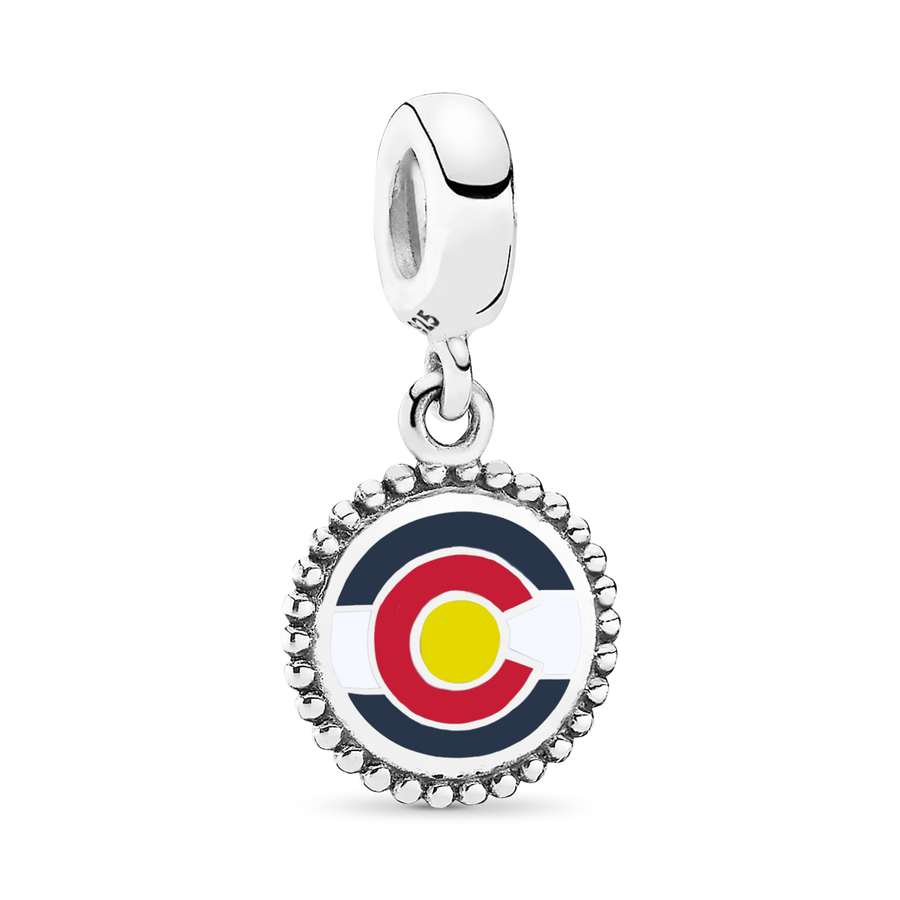 Colorado Flag Dangle Charm