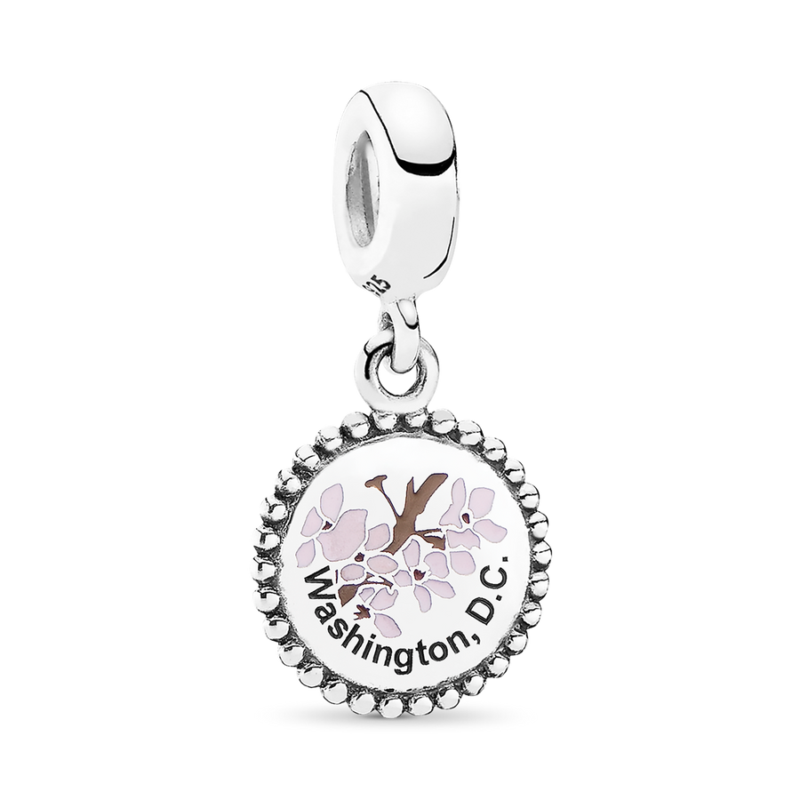 Washington, D.C. Cherry Blossom Dangle Charm