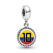 Colombia #10 Soccer Charm