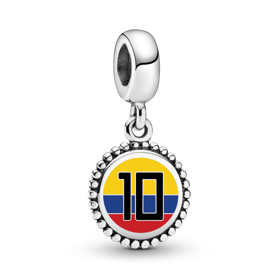 Colombia #10 Soccer Charm