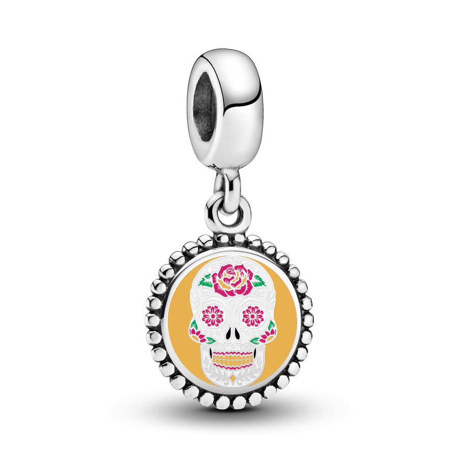 Sugar Skull Dangle Charm