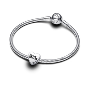 Baseball Mom Heart Charm