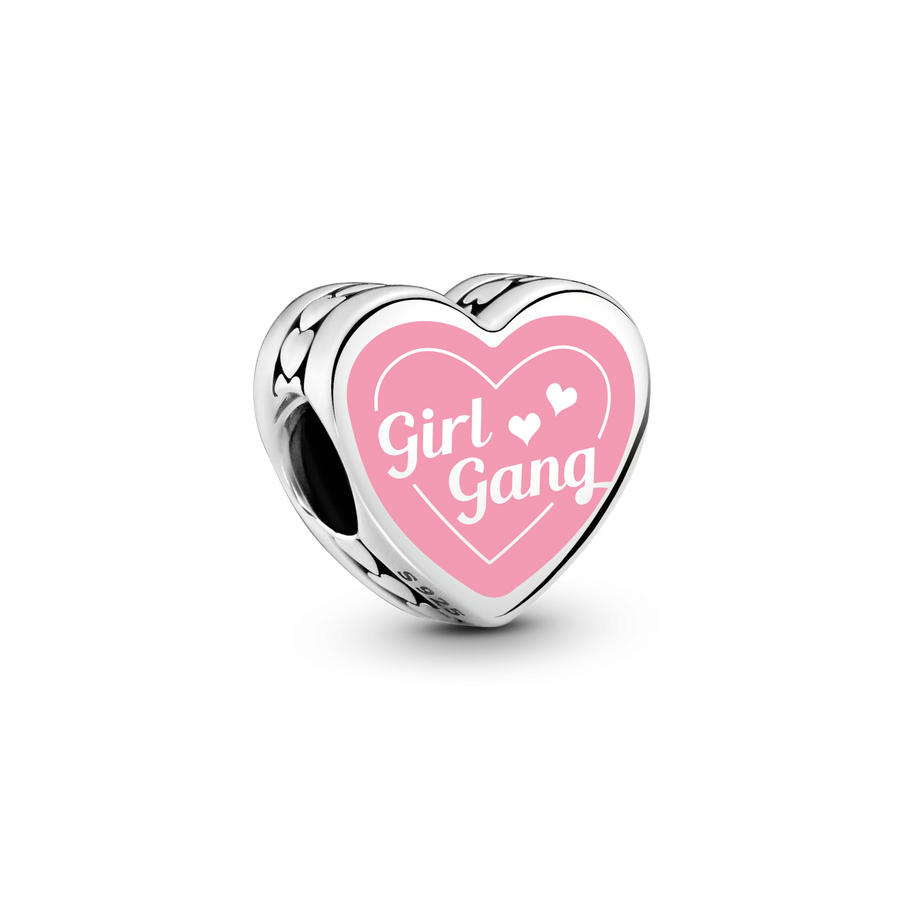 Girl Gang Heart Charm