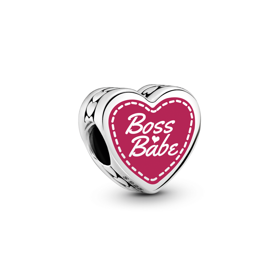 Boss Babe Heart Charm