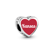 Kansas Heart Charm