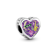 Louisiana Heart Charm