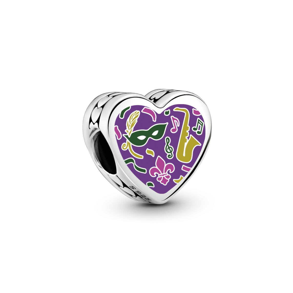 Louisiana Heart Charm