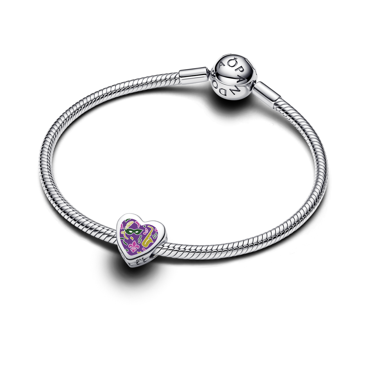 Louisiana Heart Charm