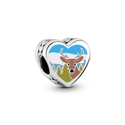 New Hampshire Heart Charm