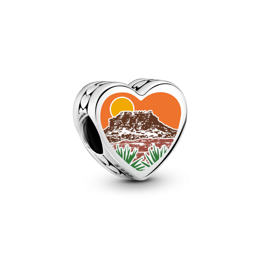 Oklahoma Heart Charm