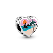 Puerto Rico Heart Charm