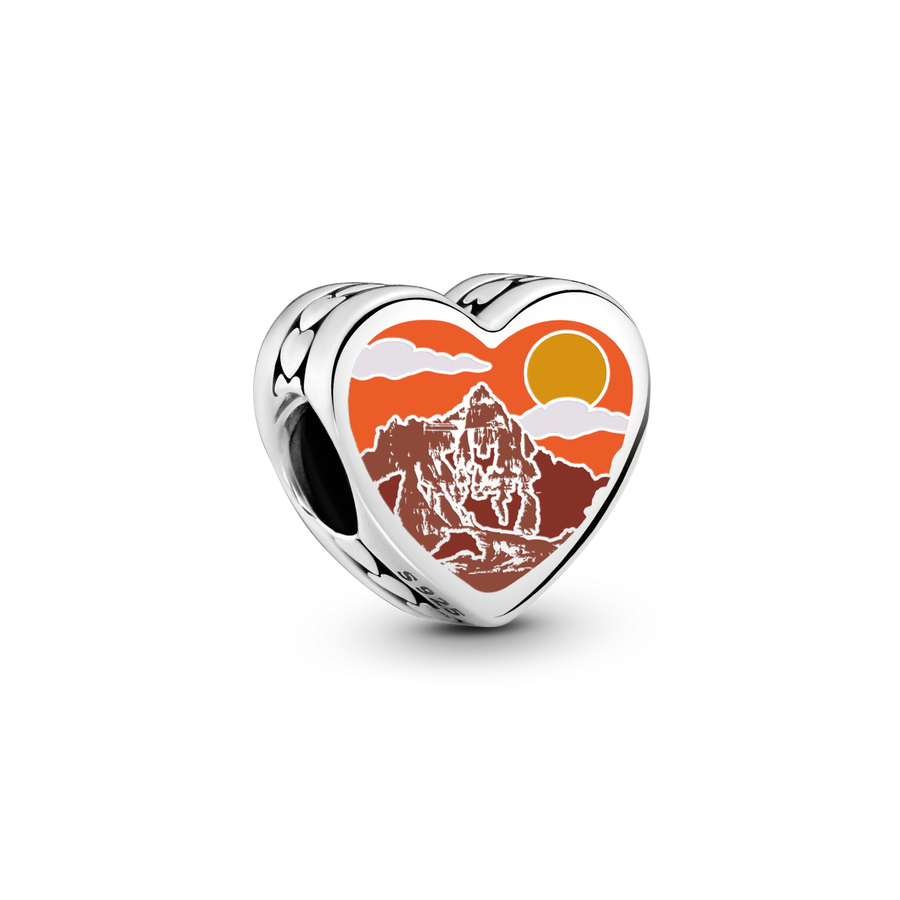South Dakota Heart Charm