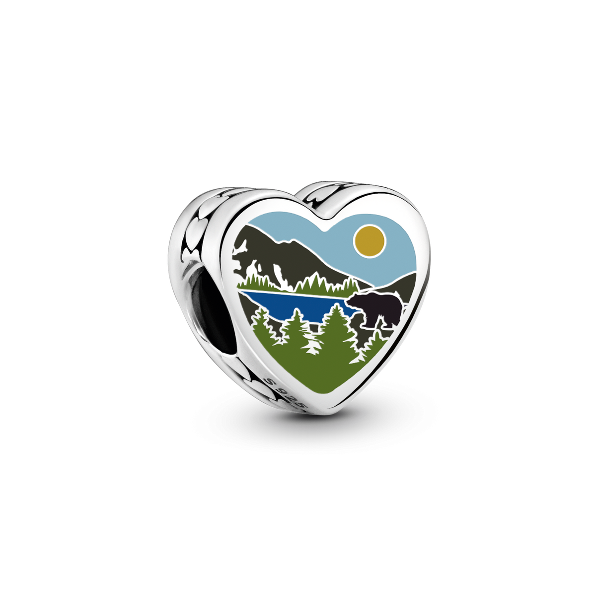 West Virginia Heart Charm