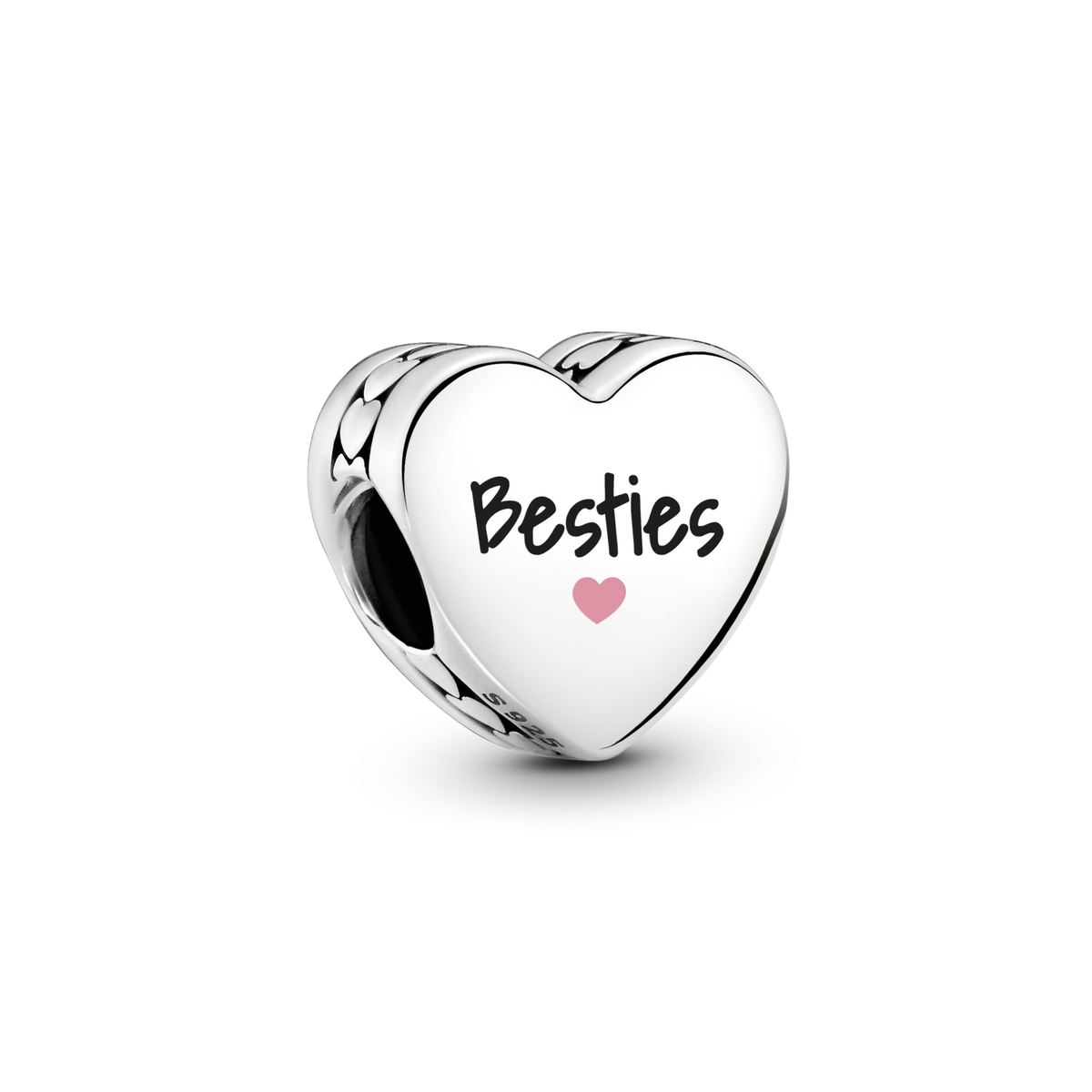 Besties Heart Charm