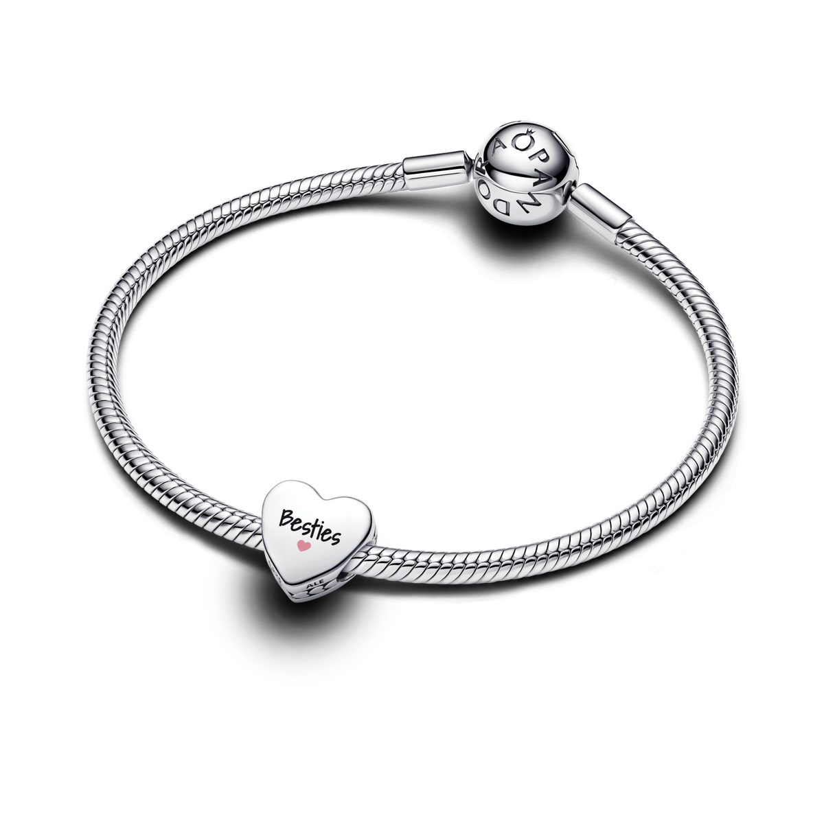 Besties Heart Charm