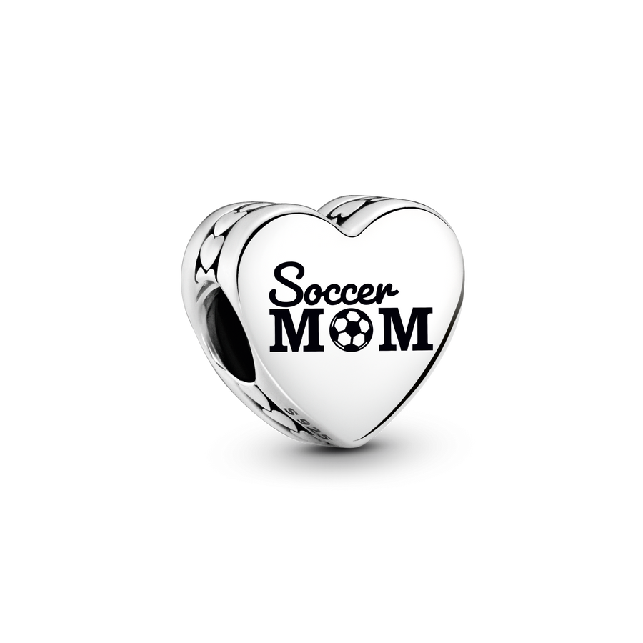 Soccer Mom Heart Charm